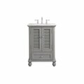 Doba-Bnt 24 in. Single Bathroom Vanity, Grey SA2222522